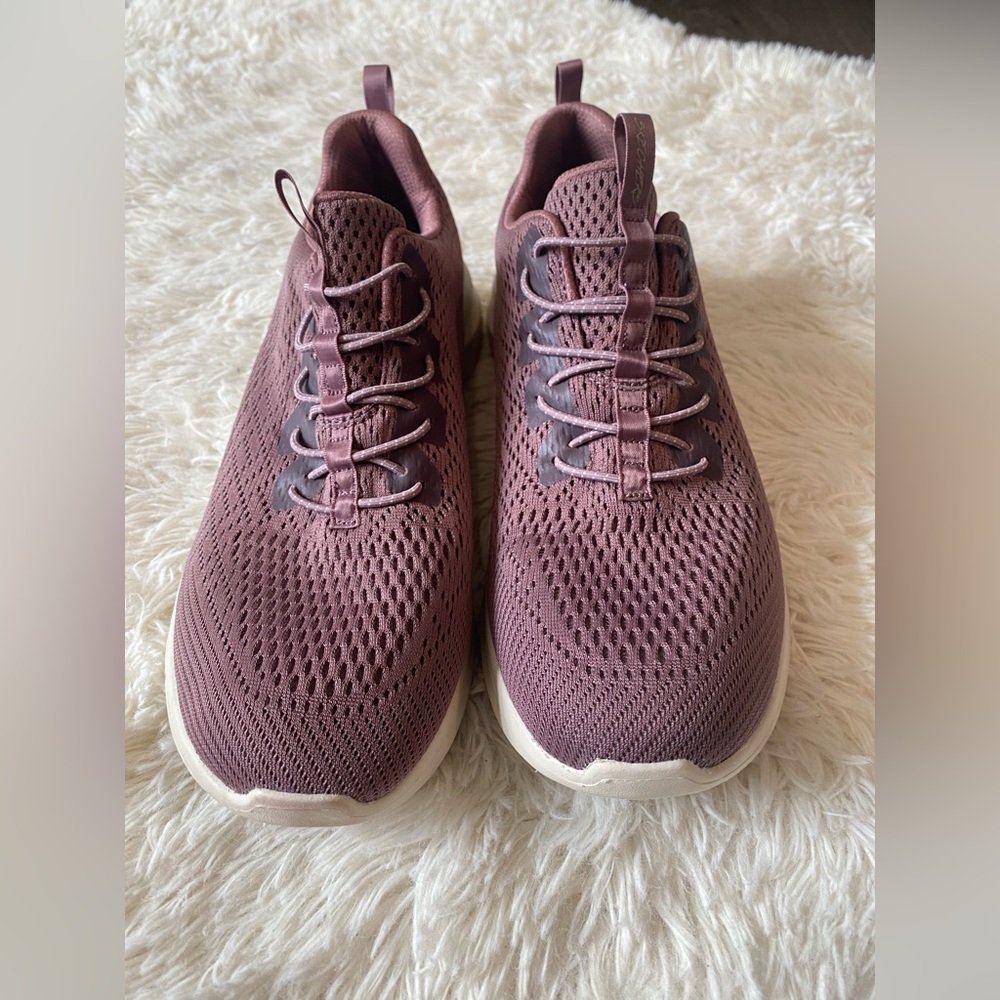 mauve slip on shoes